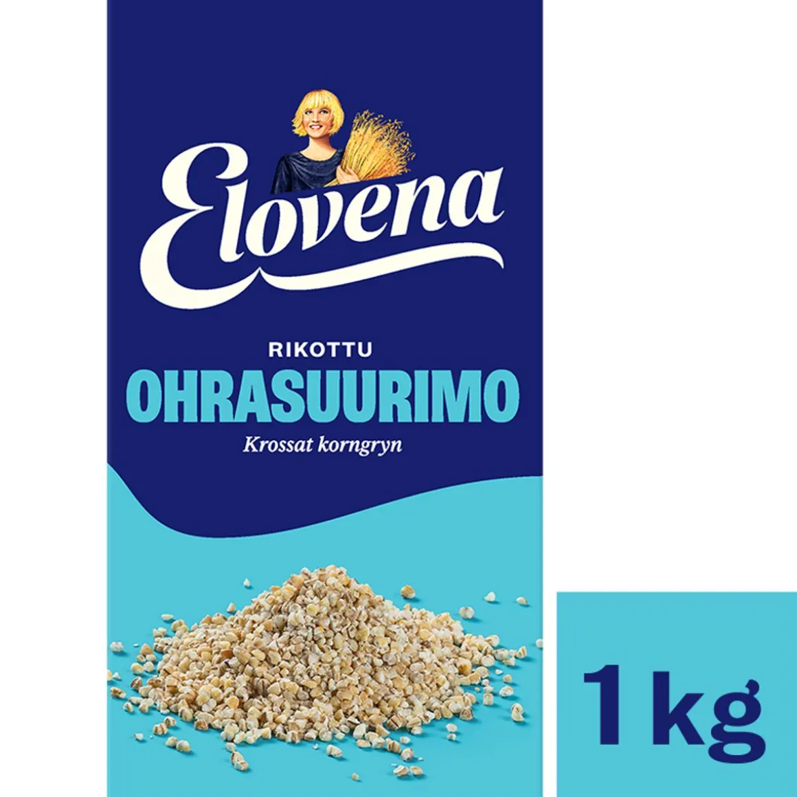 ELOVENA RIKOTTU TÄYSJYVÄ OHRASUURIMO 1 KG