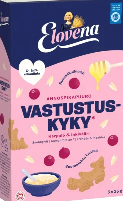 ELOVENA VASTUSTUSKYKY KARPALO - INKIVÄÄRI ANNOSPIKAPUURO 175 G