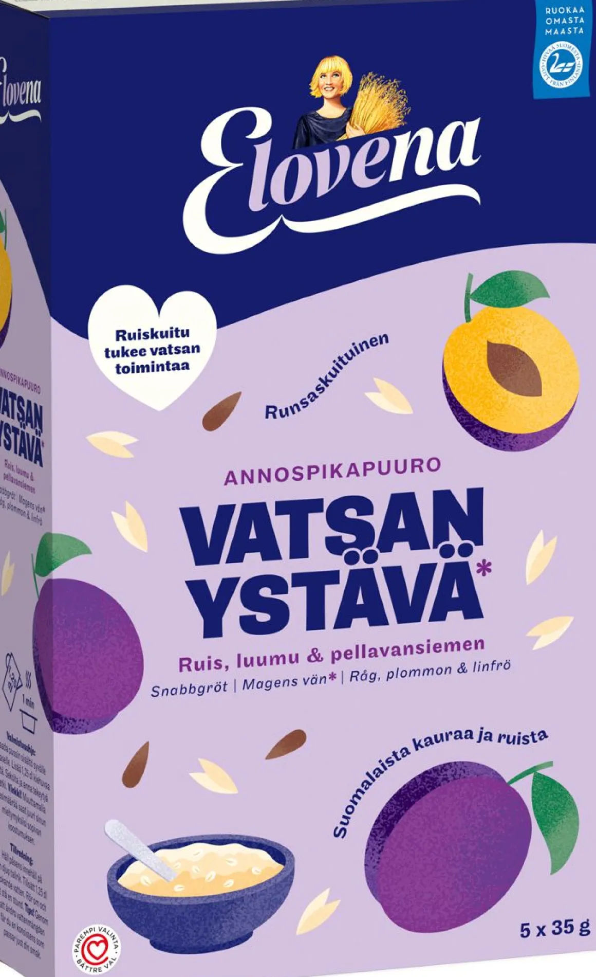 ELOVENA VATSAN YSTÄVÄ RUIS, LUUMU&PELLAVANSIEMEN ANNOSPIKAPUURO