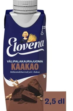 ELOVENA VÄLIPALAKAURAJUOMA KAAKAO 250 ML