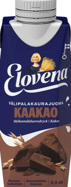 ELOVENA VÄLIPALAKAURAJUOMA KAAKAO 250 ML