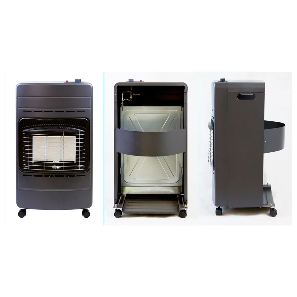EMAX HEATING KAASULÄMMITIN 4.2KW KOKOONTAITTUVA, MUSTA