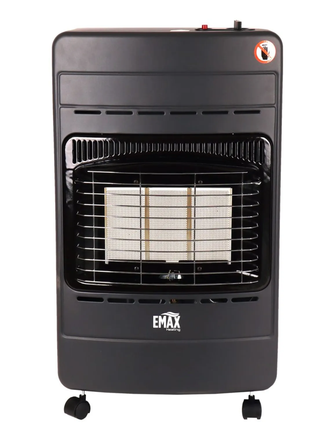EMAX HEATING KAASULÄMMITIN 4.2KW KOKOONTAITTUVA, MUSTA