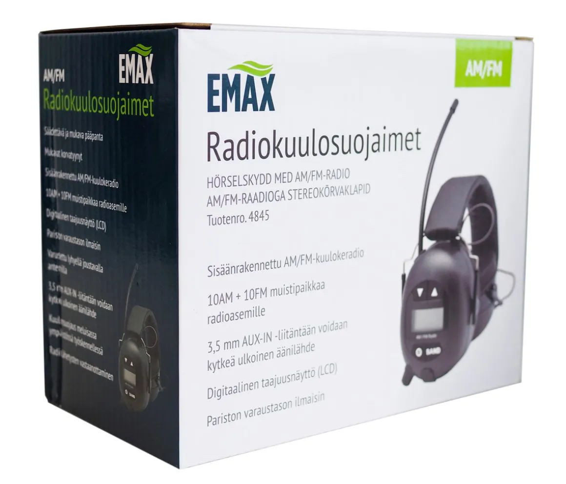 EMAX RADIOKUULOSUOJAIMET, DIGITAALINEN RADIO