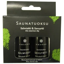 EMENDO SAUNATUOKSUT SALMIAKKI & SAVUYRTTI 2 X 10 ML