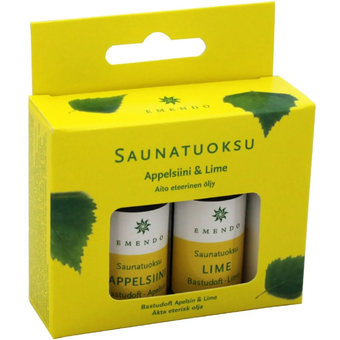 EMENDO SAUNATUOKSUT APPELSIINI JA LIME 2X10 ML