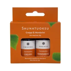 EMENDO SAUNATUOKSUT GREIPPI JA MANDARIINI 2 X 10 ML 20 ML