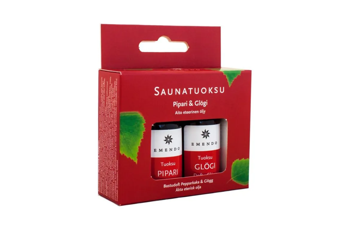 EMENDO SAUNATUOKSUT PIPARI & GLÖGI 2 X 10 ML 20 ML