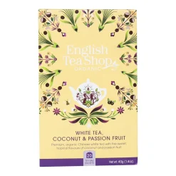 ENGLISH TEA SHOP WHITE TEA, COCONUT & PASSION FRUIT 20 PSS 40 G