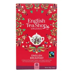 ENGLISH TEA SHOP MUSTA TEE ENGLISH BREAKFAST 20 PSS, REILU KAUP 40 G
