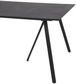 ENVY PUUTARHAPÖYTÄ 200X100CM MUSTA