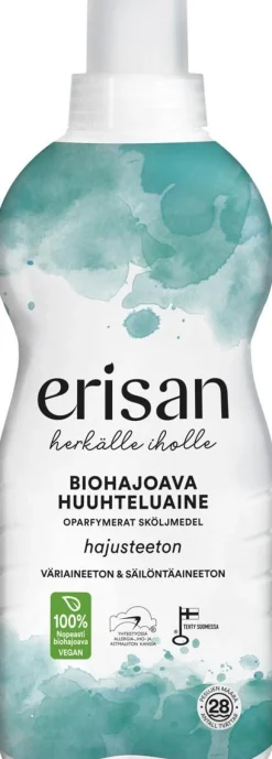 ERISAN HUUHTELUAINE HAJUSTEETON BIOHAJOAVA 850 ML