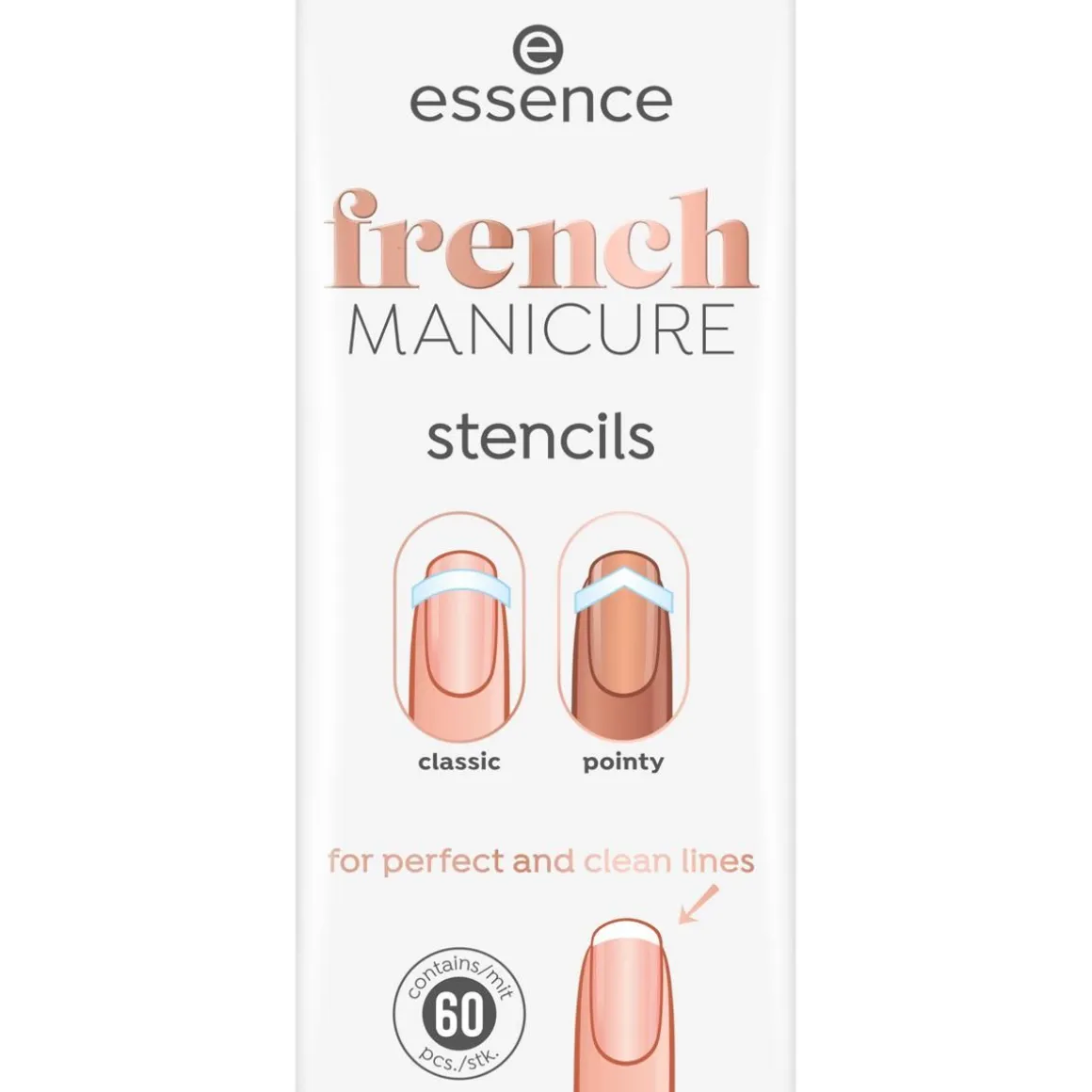 ESSENCE FRENCH MANICURE STENCILS 01
