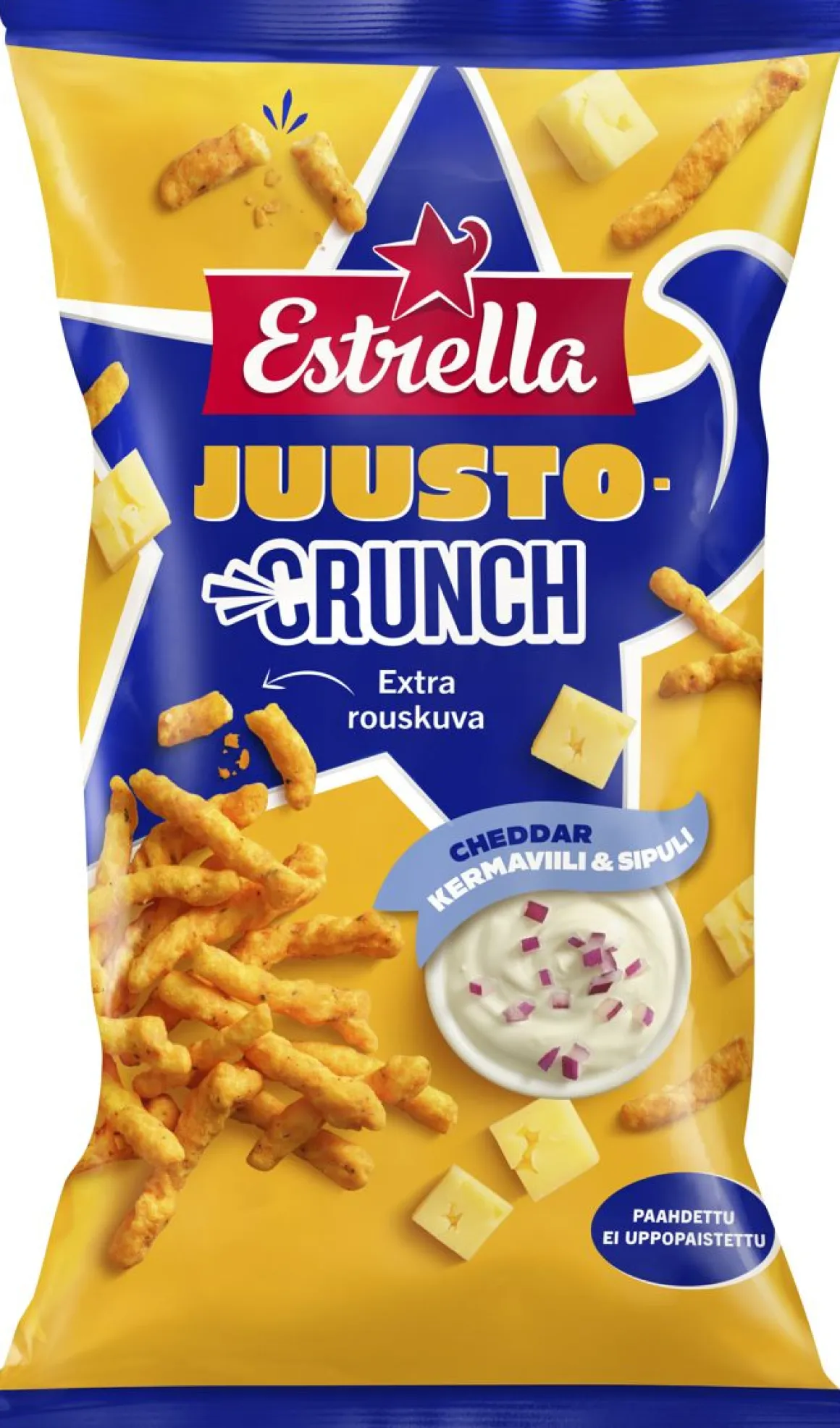 ESTRELLA JUUSTO-CRUNCH KERMAVIILI & SIPULI 200 G