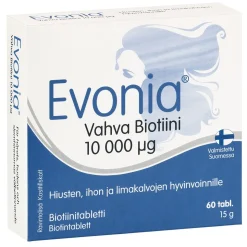 EVONIA VAHVA BIOTIINI 10 000  G 60 KPL
