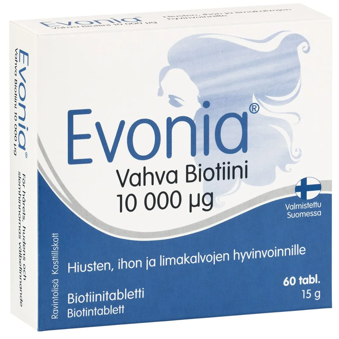 EVONIA VAHVA BIOTIINI 10 000 G 60 KPL