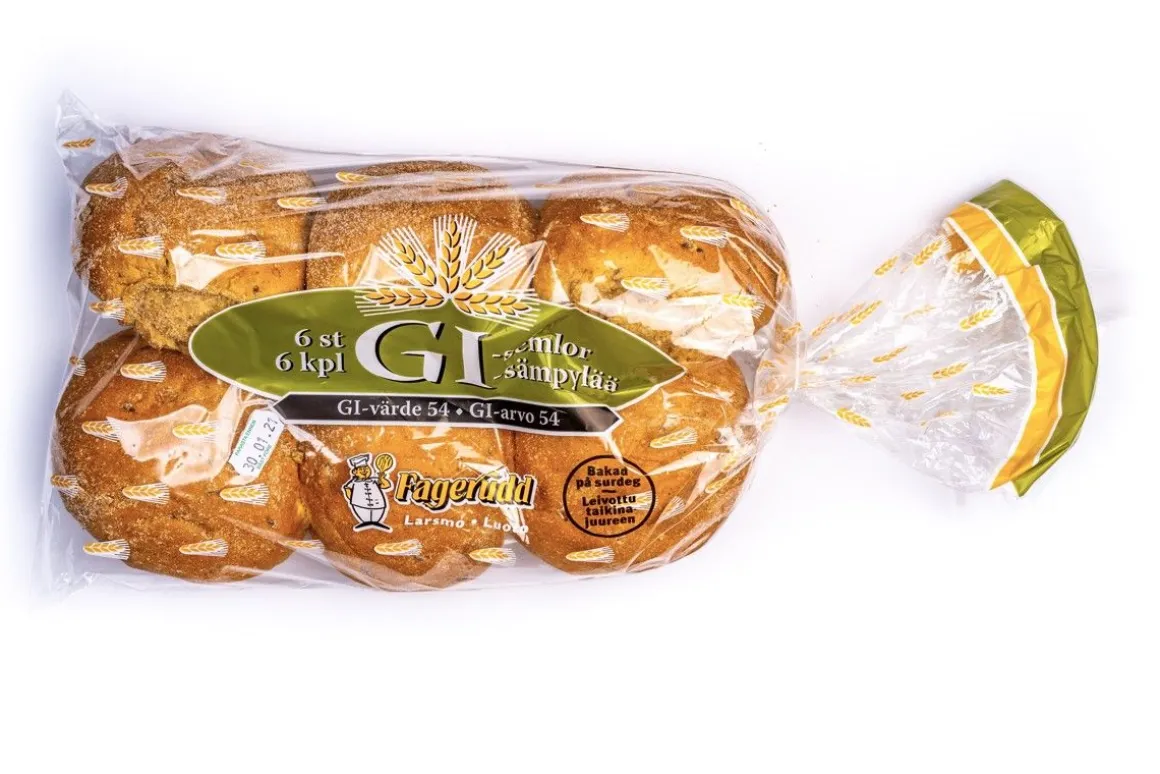 FAGERUDD GI-SÄMPYLÄT 6KPL 450 G