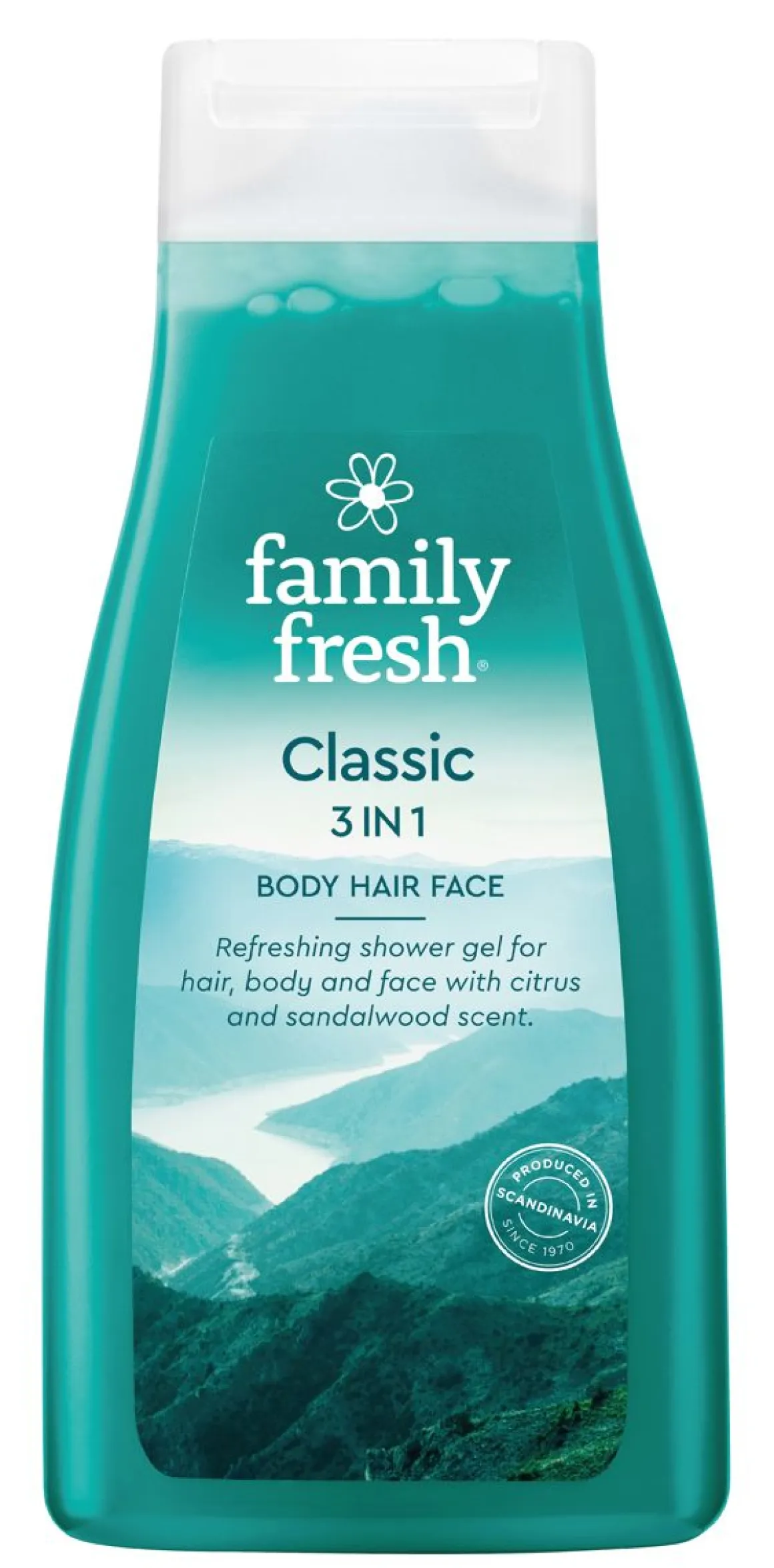 FAMILY FRESH CLASSIC 3IN1 BODY HAIR FACE SUIHKUSAIPPUA 500 ML