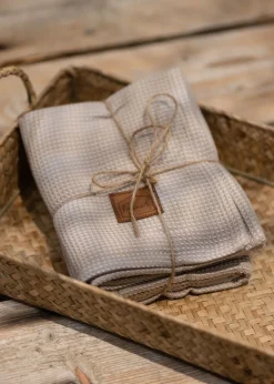 FANNI K KEITTIÖPYYHE BAMBOO 50X70CM 2KPL BEIGE