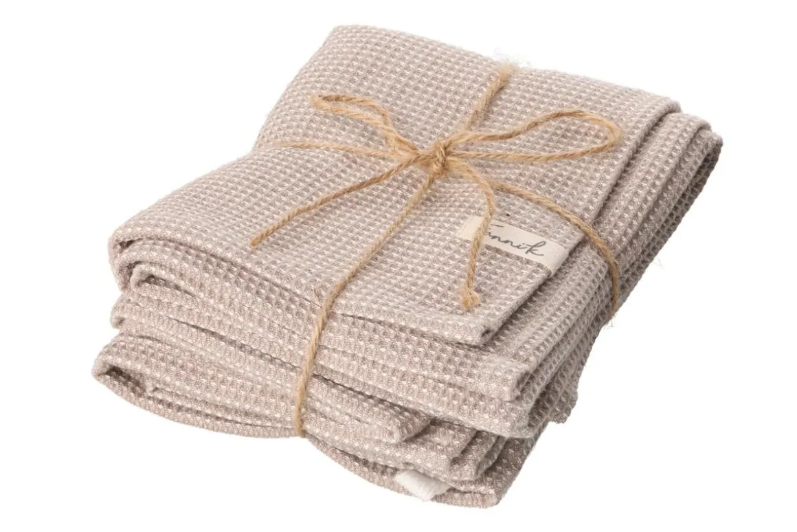 FANNI K KEITTIÖPYYHE BAMBOO 50X70CM 2KPL BEIGE