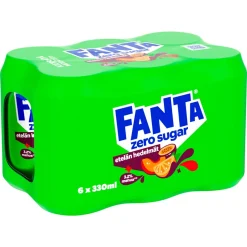 FANTA ZERO ETELÄN HEDELMÄT 0,33 TLK 6-PACK 1,98 L