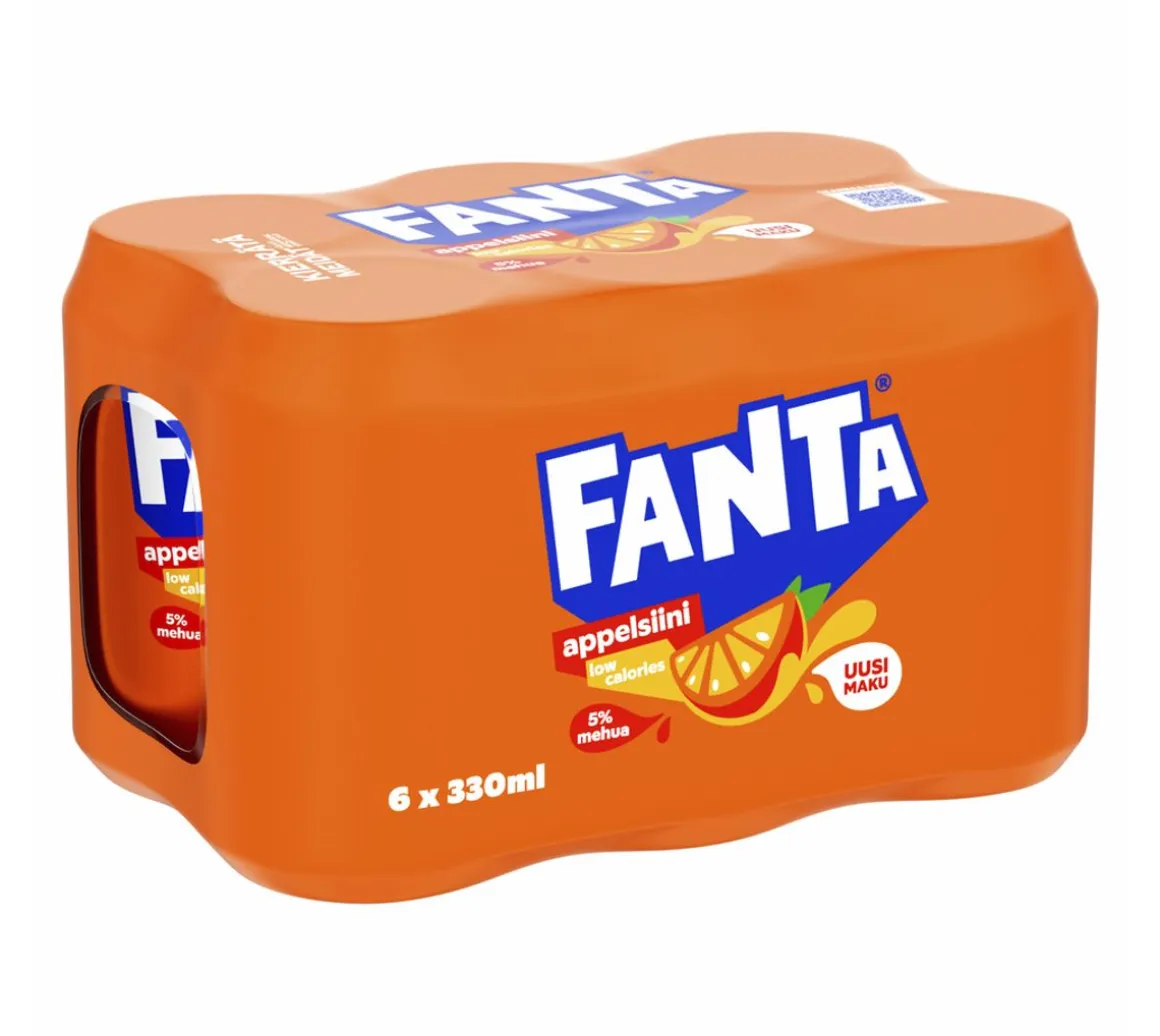 FANTA APPELSIINI 0,33 TLK 6-PACK 1,98 L