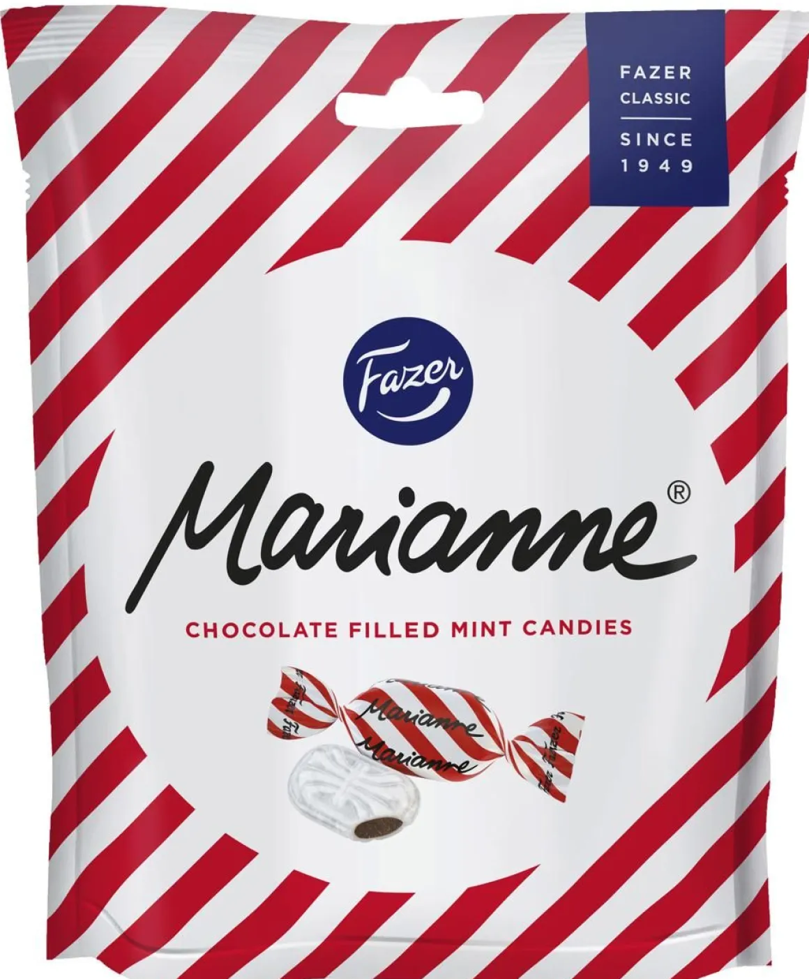 FAZER MARIANNE PIPARMINTTUSUKLAA KARKKIPUSSI 220 G
