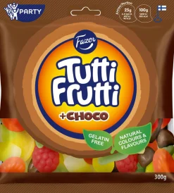 FAZER TUTTI FRUTTI CHOCO KARKKIPUSSI 300 G