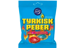 FAZER TYRKISK PEBER HOT&SOUR KARKKIPUSSI 150 G