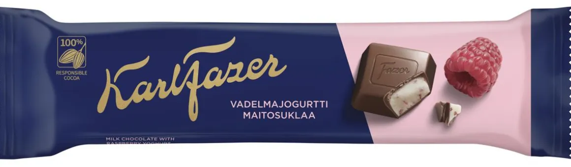 FAZER VADELMAJOGURTTI SUKLAAPATUKKA 37 G