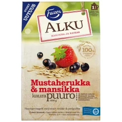 FAZER ALKU MUSTAHERUKKA-MANSIKKA KAURAPUURO 400 G