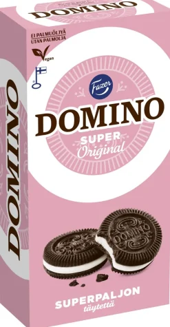 FAZER DOMINO SUPER ORIGINAL L, VEGAN 345 G
