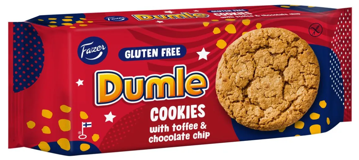 FAZER DUMLE COOKIES GLUTEENITON KEKSI 140 G