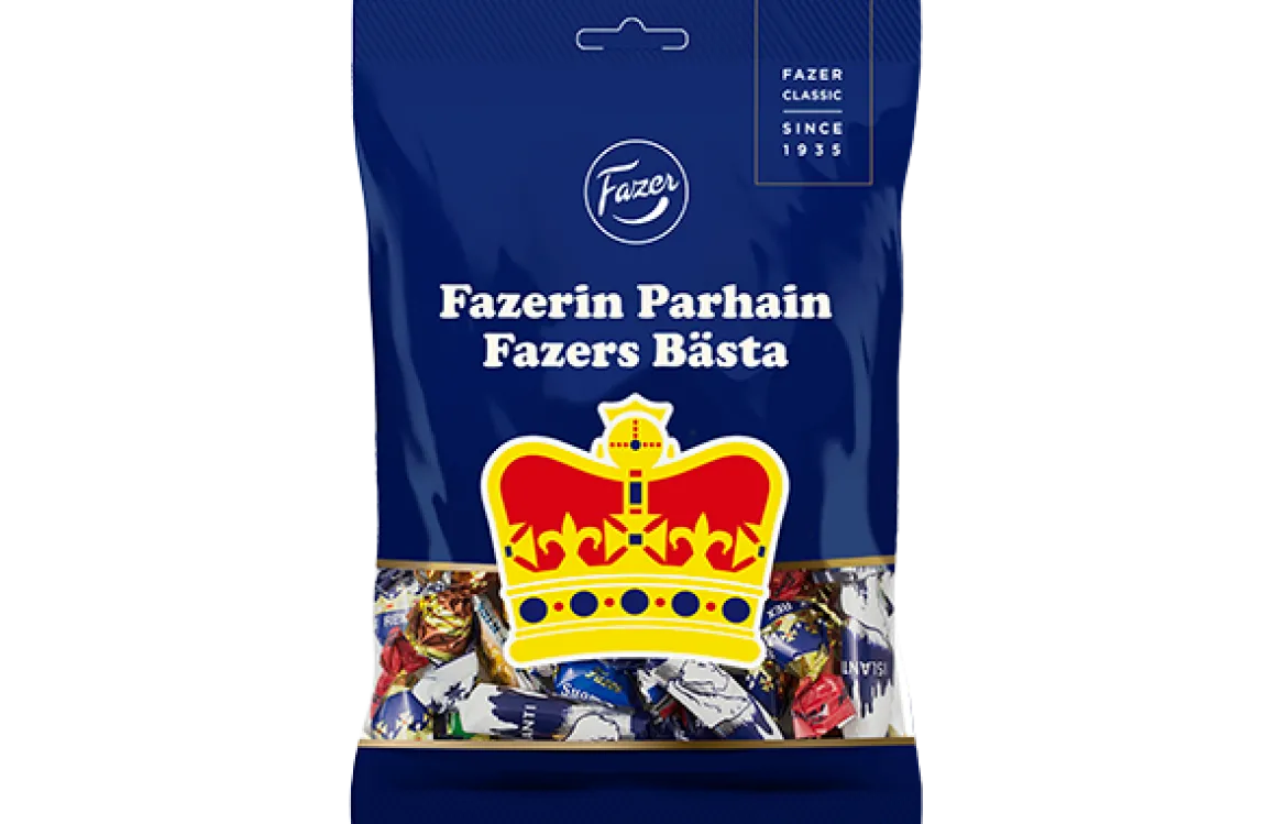 FAZER FAZERIN PARHAIN TÄYTEKARAMELLISEKOITUSPUSSI 220 G