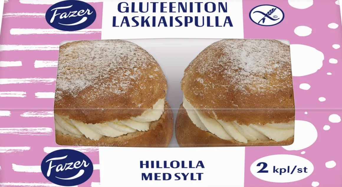 FAZER LASKIAISPULLA HILLOLLA 2KPL GTON 200 G