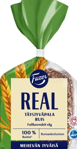 FAZER REAL TÄYSJYVÄPALA 100% RUIS 4KPL 280 G