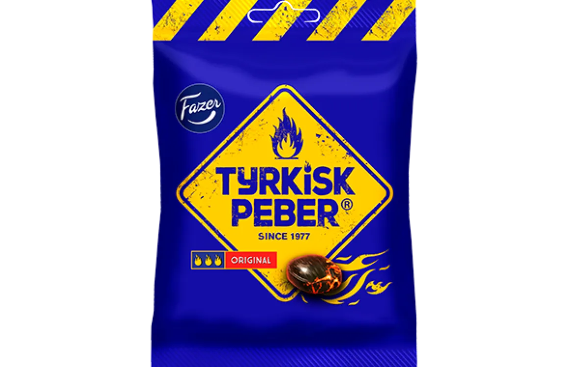 FAZER TYRKISK PEBER ORIGINAL KARKKIPUSSI 150 G
