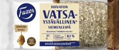 FAZER VATSAYSTÄVÄLLINEN HIIVATON SIEMENLEIPÄ 420 G