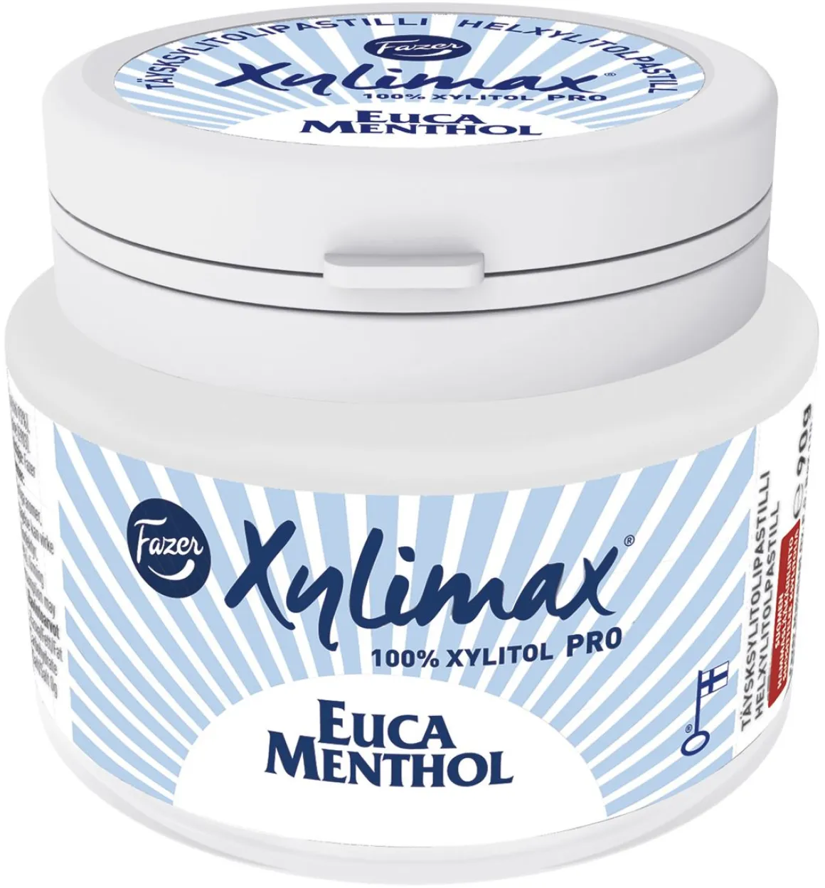 FAZER XYLIMAX EUCAMENTHOL PASTILLI PURKKI 90 G