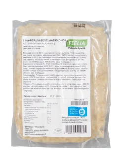 FEELIA LIHA-PERUNASOSELAATIKKO 600 G
