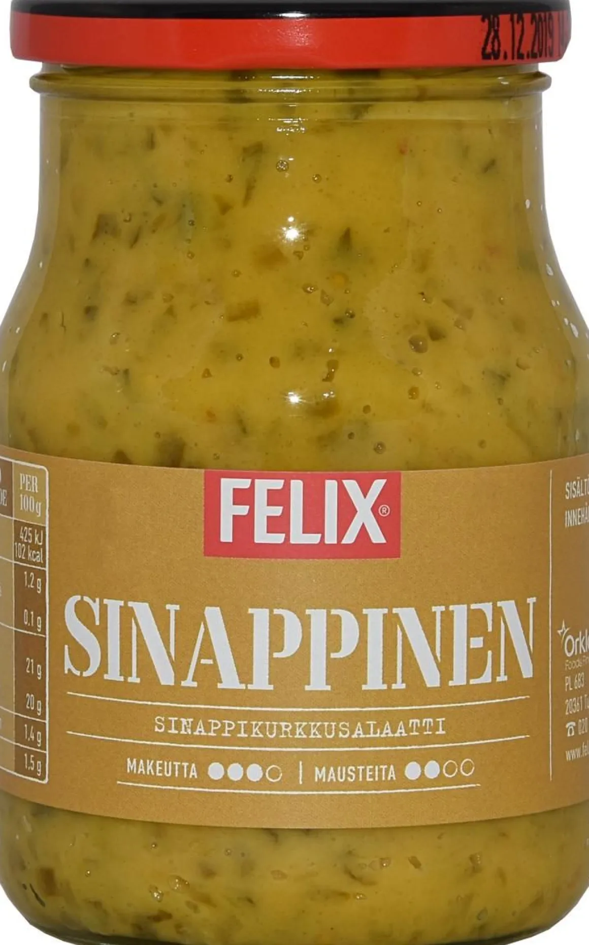 FELIX SINAPPIKURKKUSALAATTI 390 G