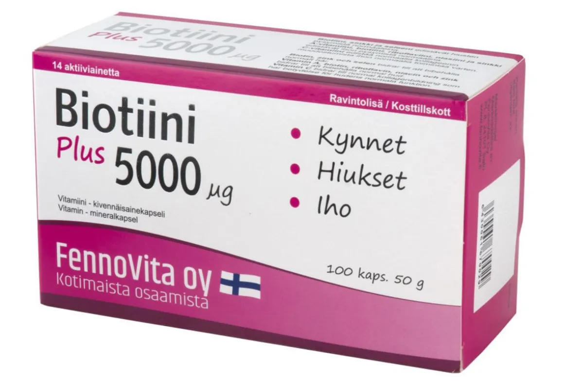 FENNOVITA BIOTIINI PLUS 100 KPL