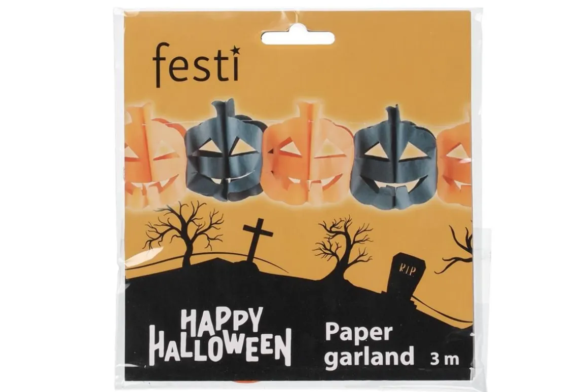 FESTI HALLOWEEN KORISTENAUHA KURPITSA 3 M
