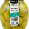 FILOS DELUXE VIHREÄ OLIIVI KIVETÖN -50%SUOLAA 400/200G 200 G
