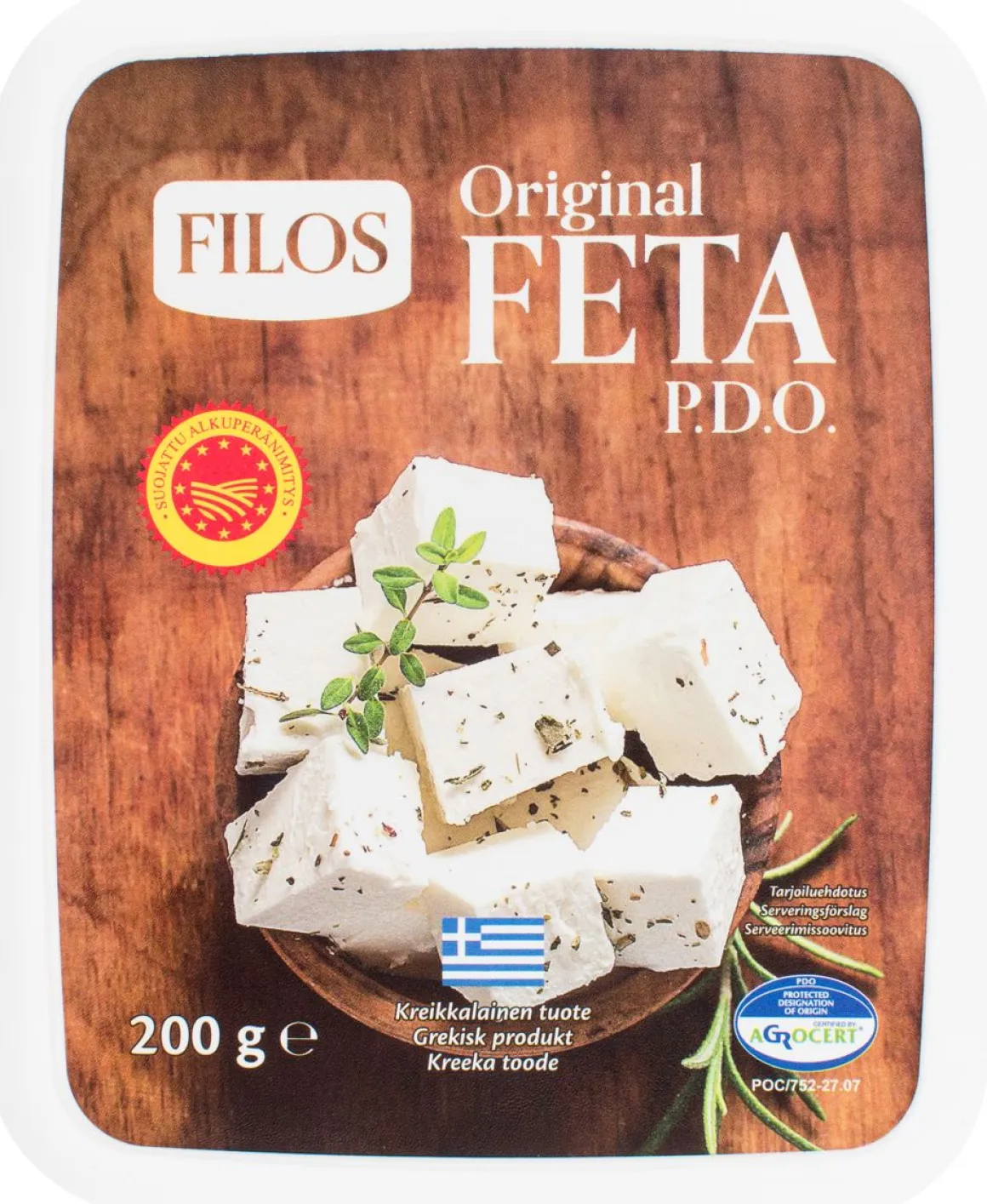 FILOS FETA PDO SUOLAVEDESSÄ 200 G