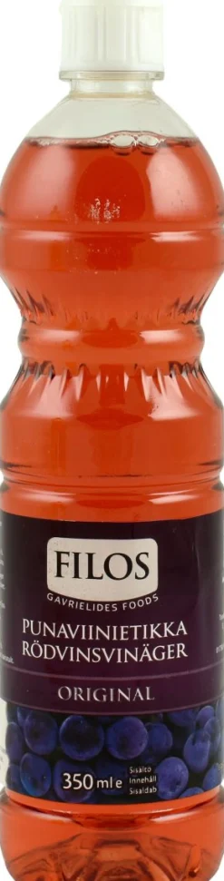 FILOS PUNAVIINIETIKKA PET 350 ML