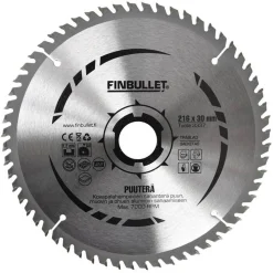FINBULLET PYÖRÖSAHANTERÄ 216X30X2.2 MM 60T