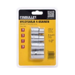 FINBULLET IRTOHYLSYSARJA 4-OS 1/2" 10-19 MM
