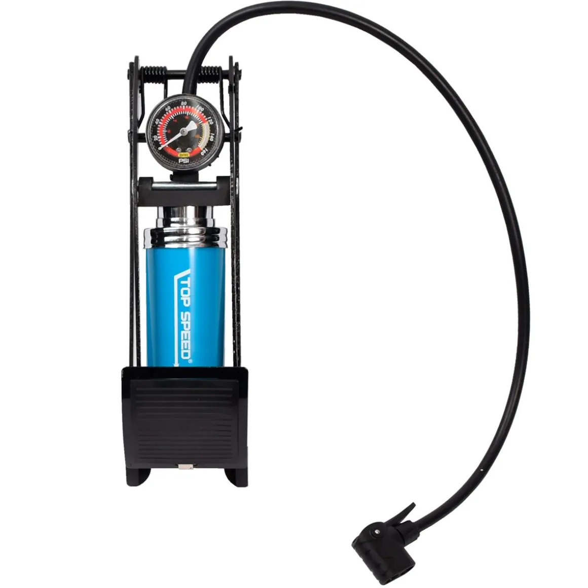 FINBULLET JALKAPUMPPU PAINEMITTARILLA 3.5 BAR LETKU 60 CM