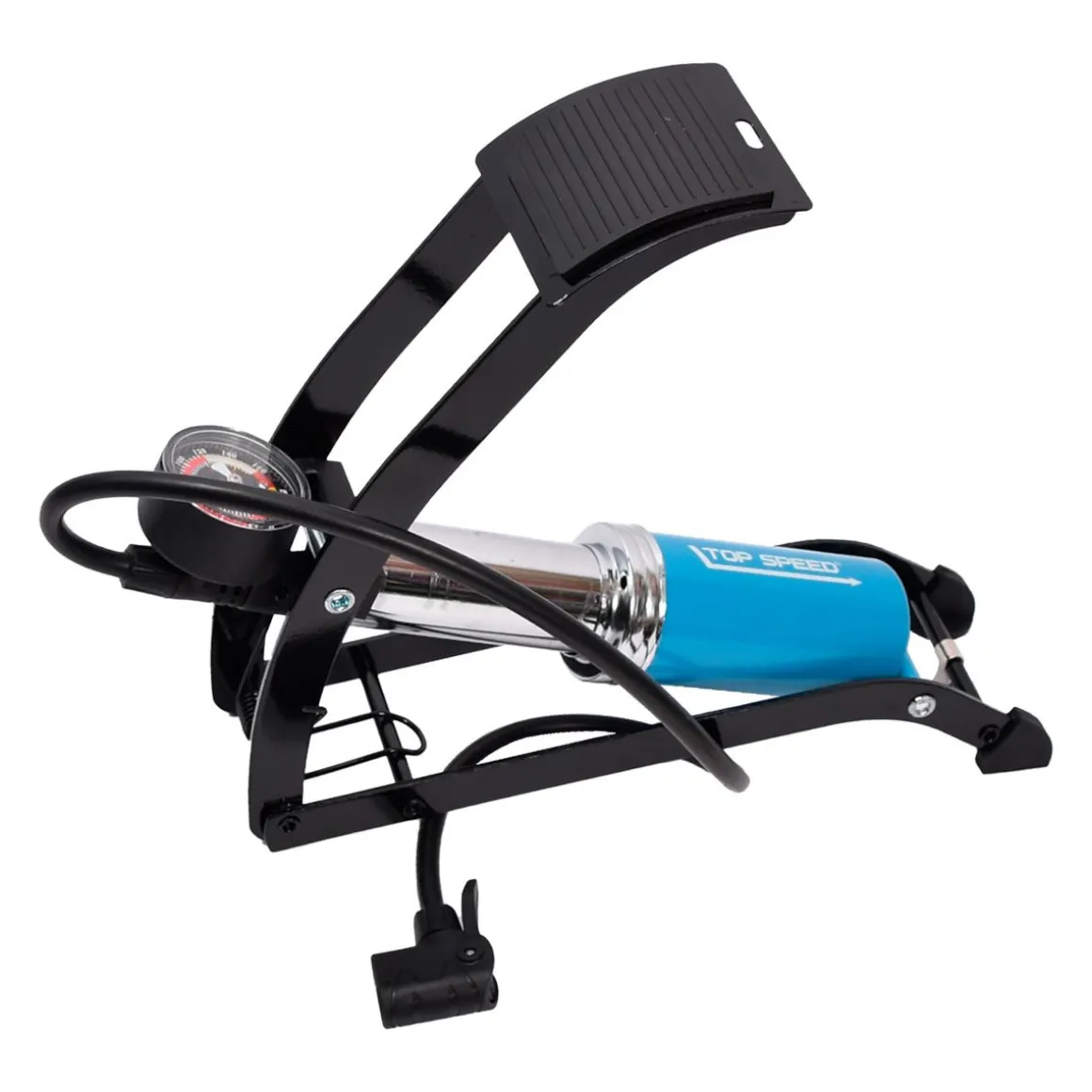 FINBULLET JALKAPUMPPU PAINEMITTARILLA 3.5 BAR LETKU 60 CM